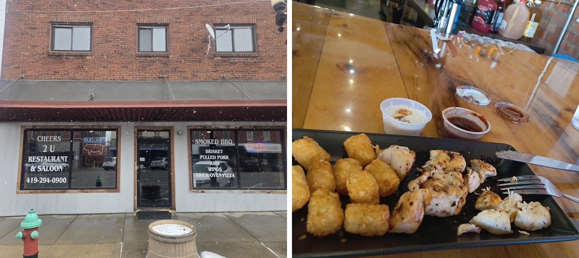 Cheers 2 U - Upper Sandusky, OH Menu