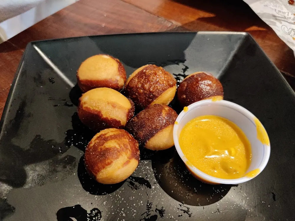 Pretzel Bites with Nacho Cheese